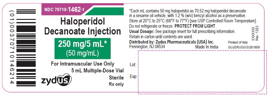 Haloperidol decanoate Injection, 250 mg per 5 mL (50 mg per mL) Vial Label