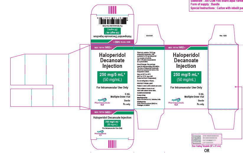 Haloperidol decanoate Injection, 250 mg per 5 mL Carton (1 Vial per carton)