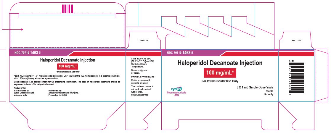 Haloperidol decanoate Injection, 100 mg per mL Carton (5 Vials per carton)