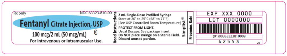 PACKAGE LABEL – PRINCIPAL DISPLAY – Fentanyl 2 mL Tip Cap Label
