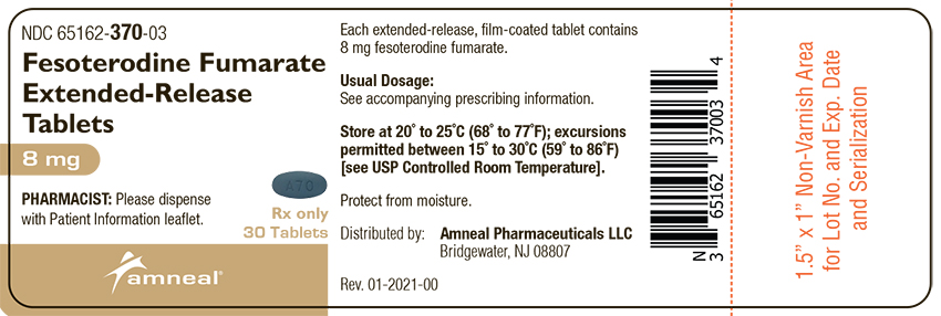 8 mg 30 count label