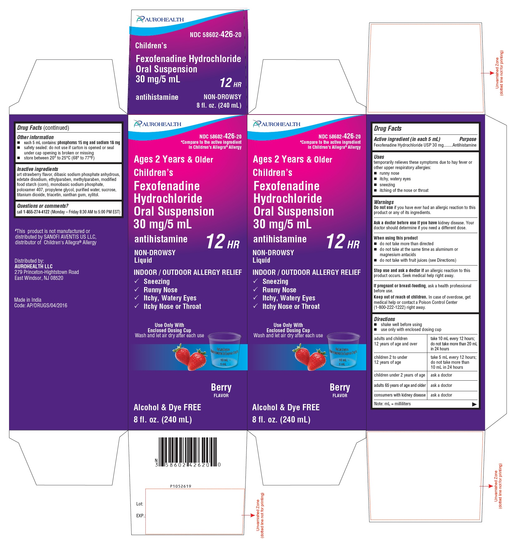 PACKAGE LABEL-PRINCIPAL DISPLAY PANEL - 8 FL OZ Carton Container Label (240 mL Bottle)