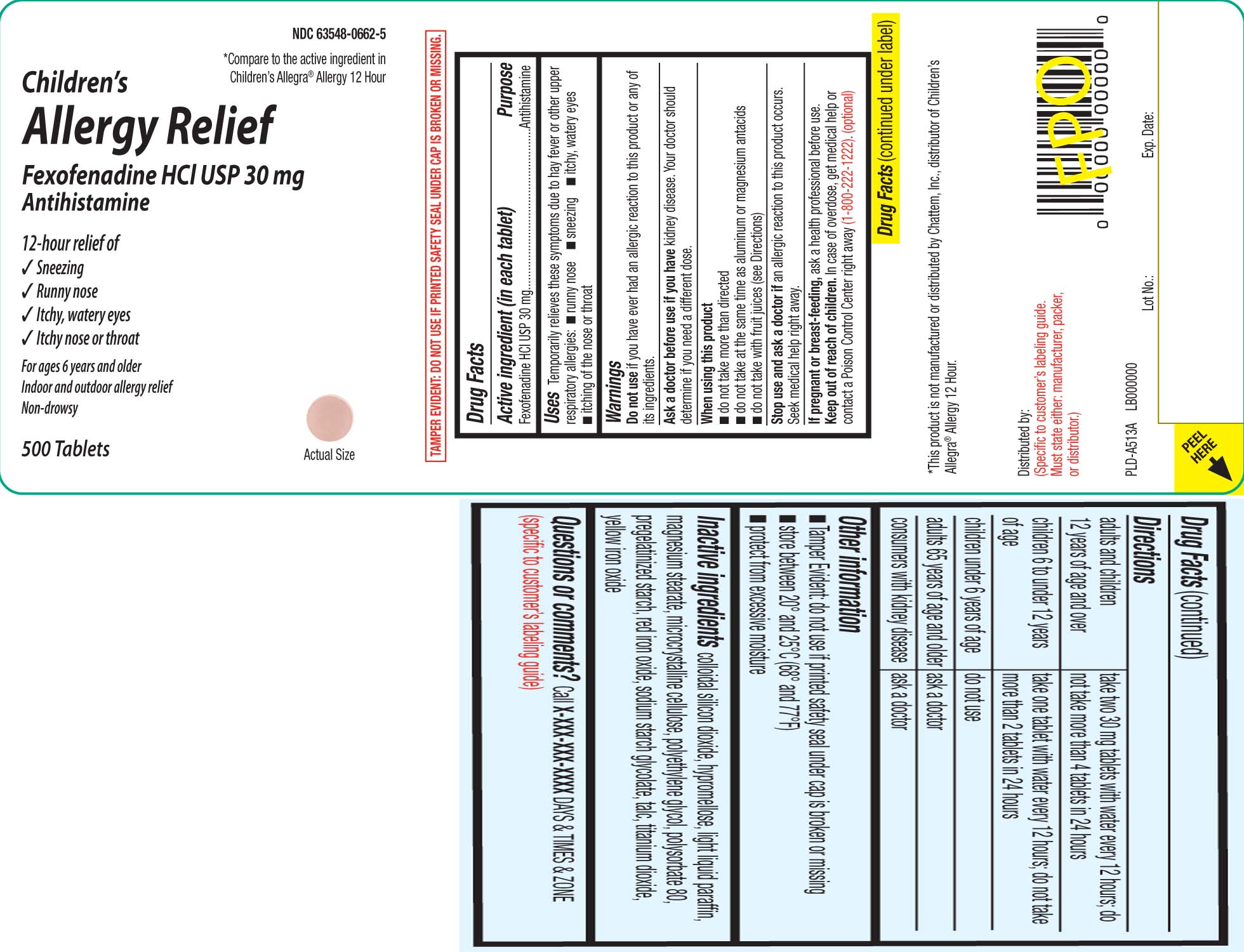 Fexofenadine HCL USP 30 mg