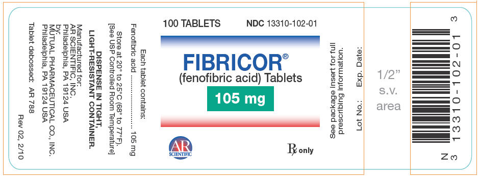 PRINCIPAL DISPLAY PANEL - 105 mg - 100 Tablet Bottle Label