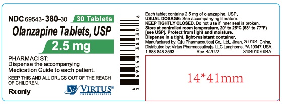 PACKAGE LABEL-PRINCIPAL DISPLAY PANEL - 2.5 mg (30 Tablets Bottle)