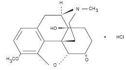 image of oxycodone hcl formula