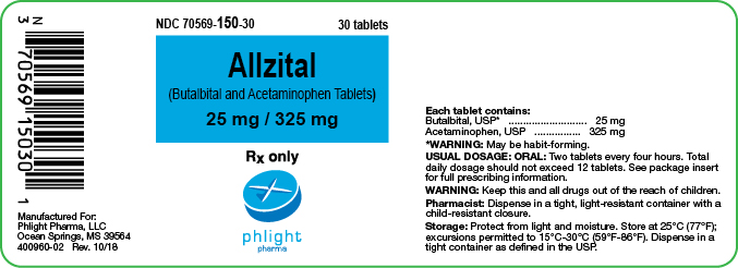 Allzital 25 mg 325 mg label