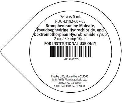PRINCIPAL DISPLAY PANEL - 5 mL Single dose cupttle Label