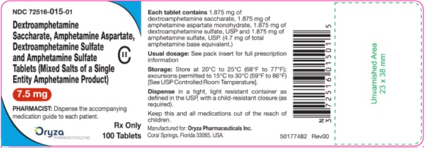 Container Label 7.5 mg