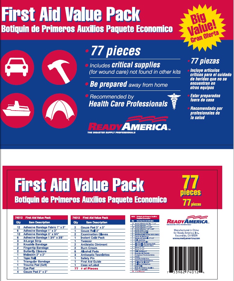 First Aid Value Pack 77
