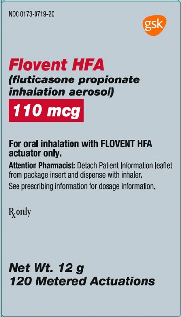 Flovent HFA 110 mcg 120 dose carton