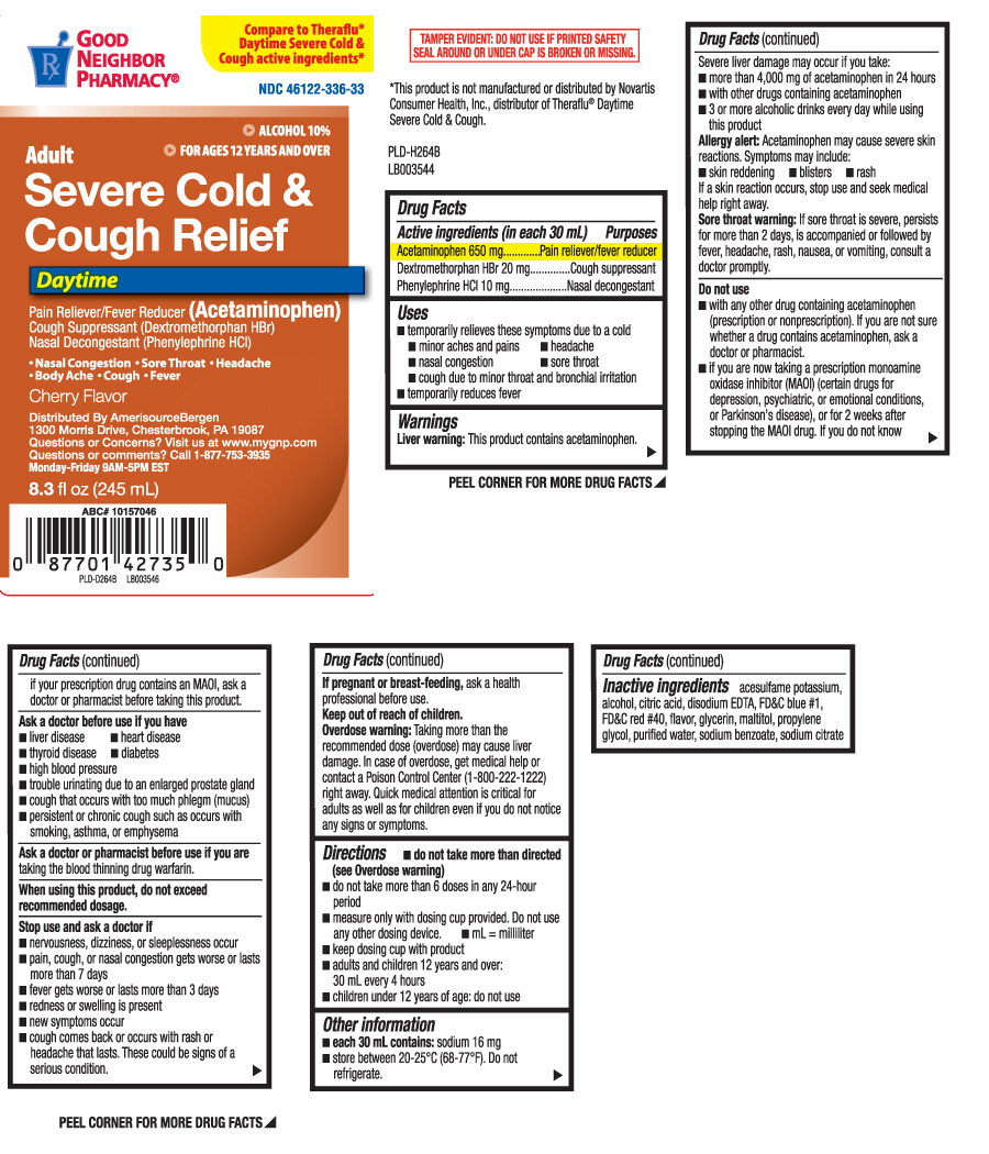 Severe Cold And Cough Relief Daytime | Amerisourcebergen (good Neighbor Pharmacy) 46122 while Breastfeeding