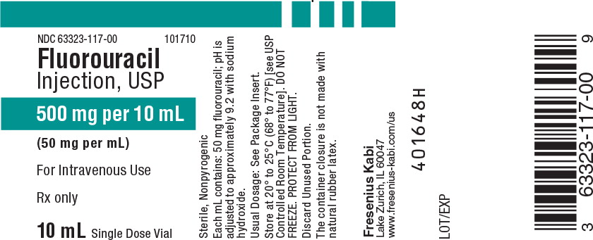 PACKAGE LABEL - PRINCIPAL DISPLAY - Fluorouracil 10 mL Single Dose Vial Label
