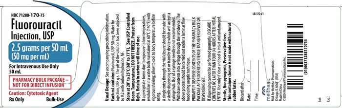 PRINCIPAL DISPLAY PANEL – Fluorouracil Injection, USP  50 mL Vial Label