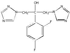 Structural Formula of Fluconazole