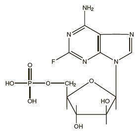 Fludarabine Phosphate structural formula