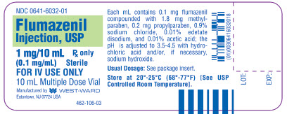 Flumazenil Injection, USP 1 mg/10 mL (0.1 mg/mL) 10 mL Multiple Dose Vial