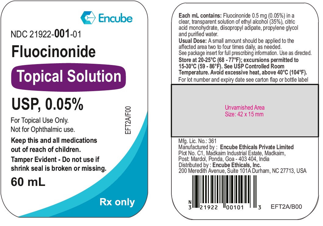 Fluocinonide Topical Solution Bottle Label