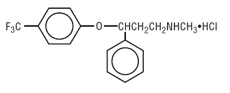 Fluoxetine Structural Formula