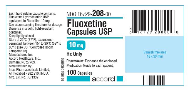 Fluoxetine capsules 10mg 