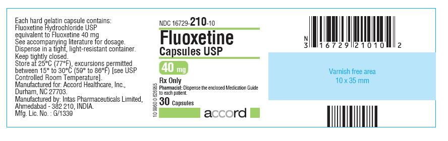 Fluoxetine capsules 40mg