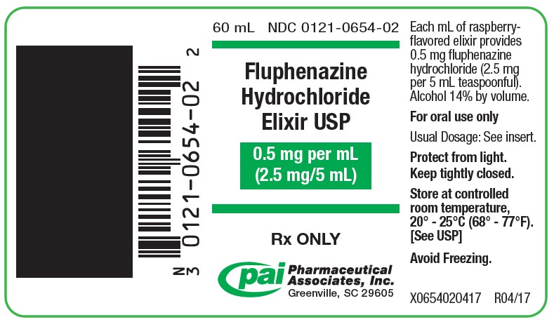 Fluphenazine Hydrochloride Elixir USP - 60 mL Bottle Label