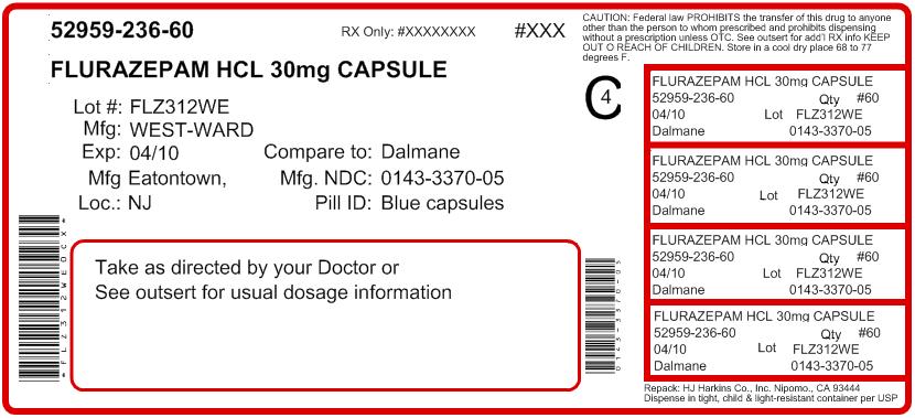 Flurazepam HCl Capsules 30 mg