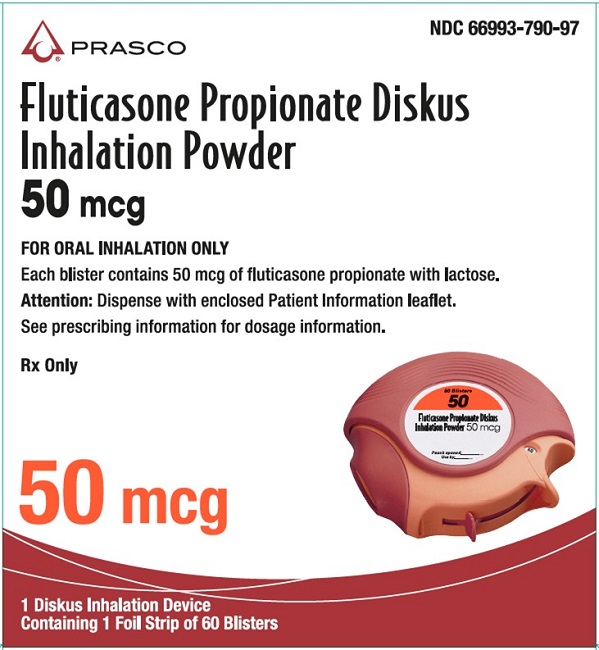 Fluticasone Propionate Diskus 50 mcg 60 dose carton
