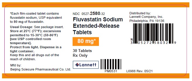 Fluvastatin Label Sciecure 30 Tablets