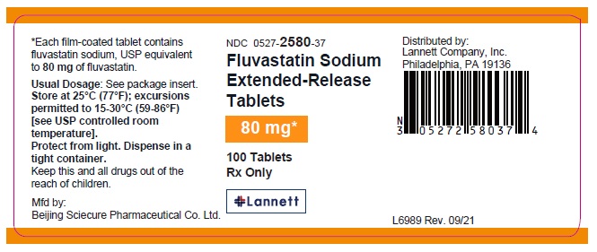 Fluvastatin Label Sciecure 100 Tablets