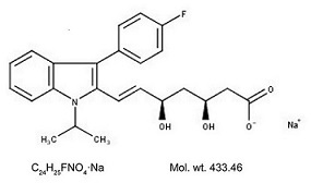 fluvastatin-sodium-structure