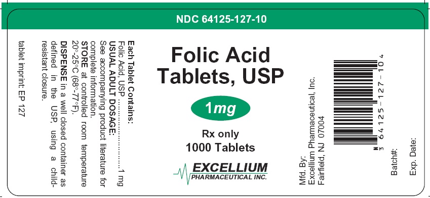 folic acid 1mg 1000tabs