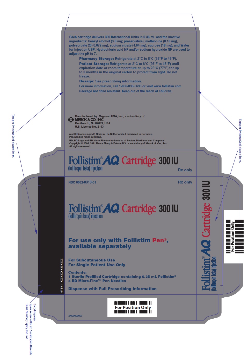 PRINCIPAL DISPLAY PANEL - 300 IU Kit Carton