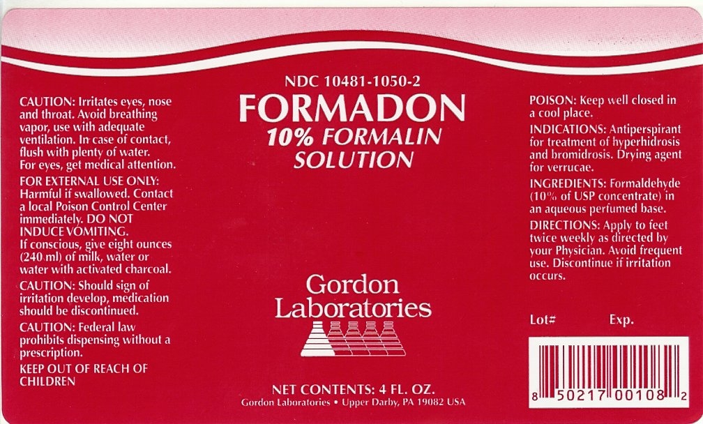 Image of 4 oz. FORMADON label