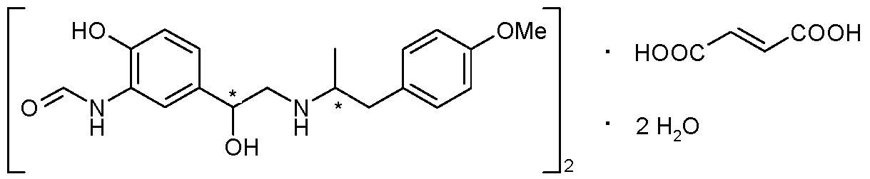 Formoterol Fumarate Chemical Structure