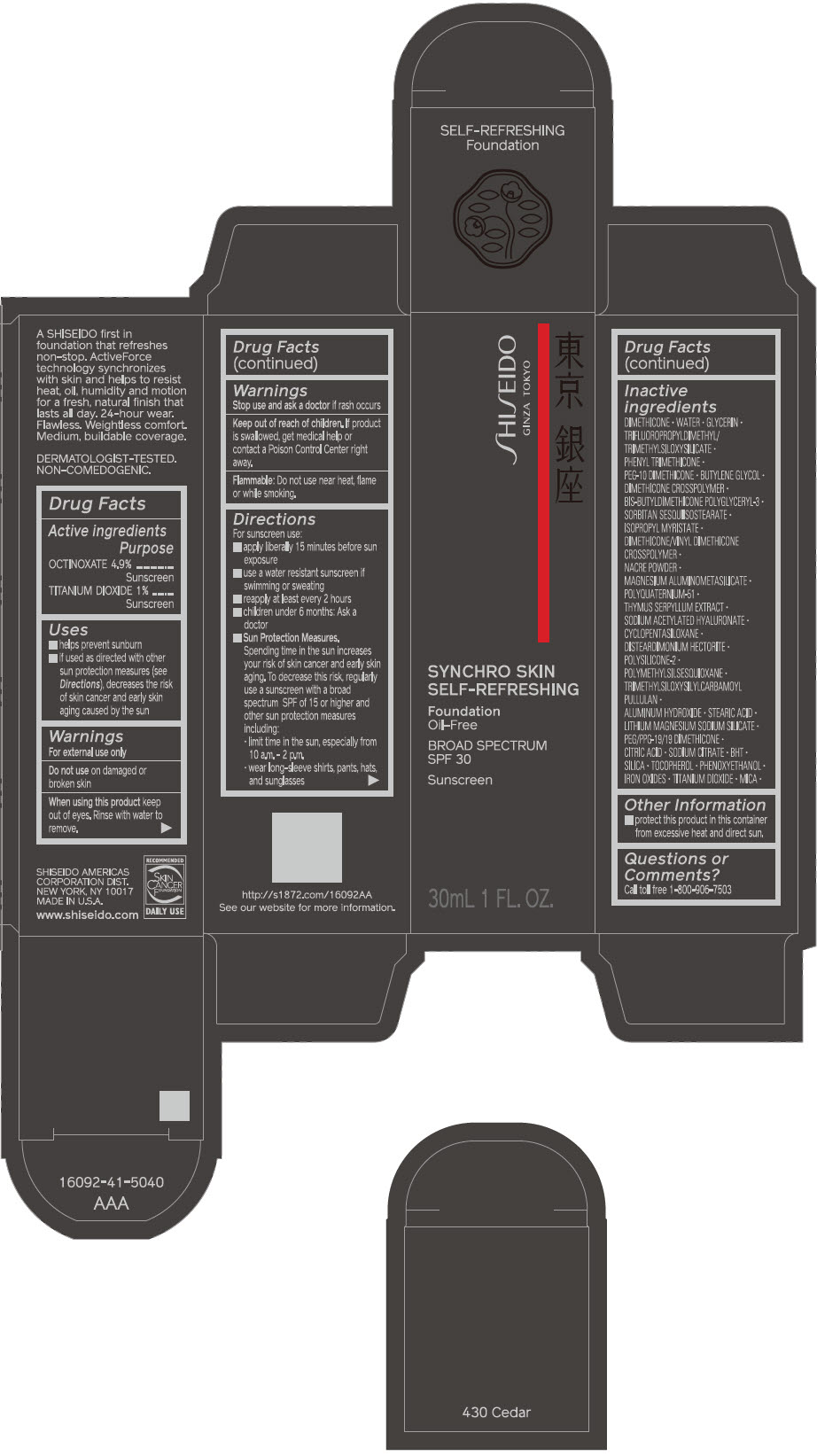 PRINCIPAL DISPLAY PANEL - 30 mL Bottle Carton - 430 Cedar