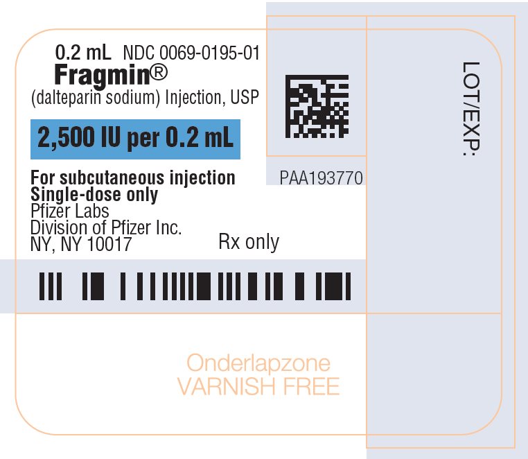 PRINCIPAL DISPLAY PANEL - 0.2 mL Syringe Label - 0195