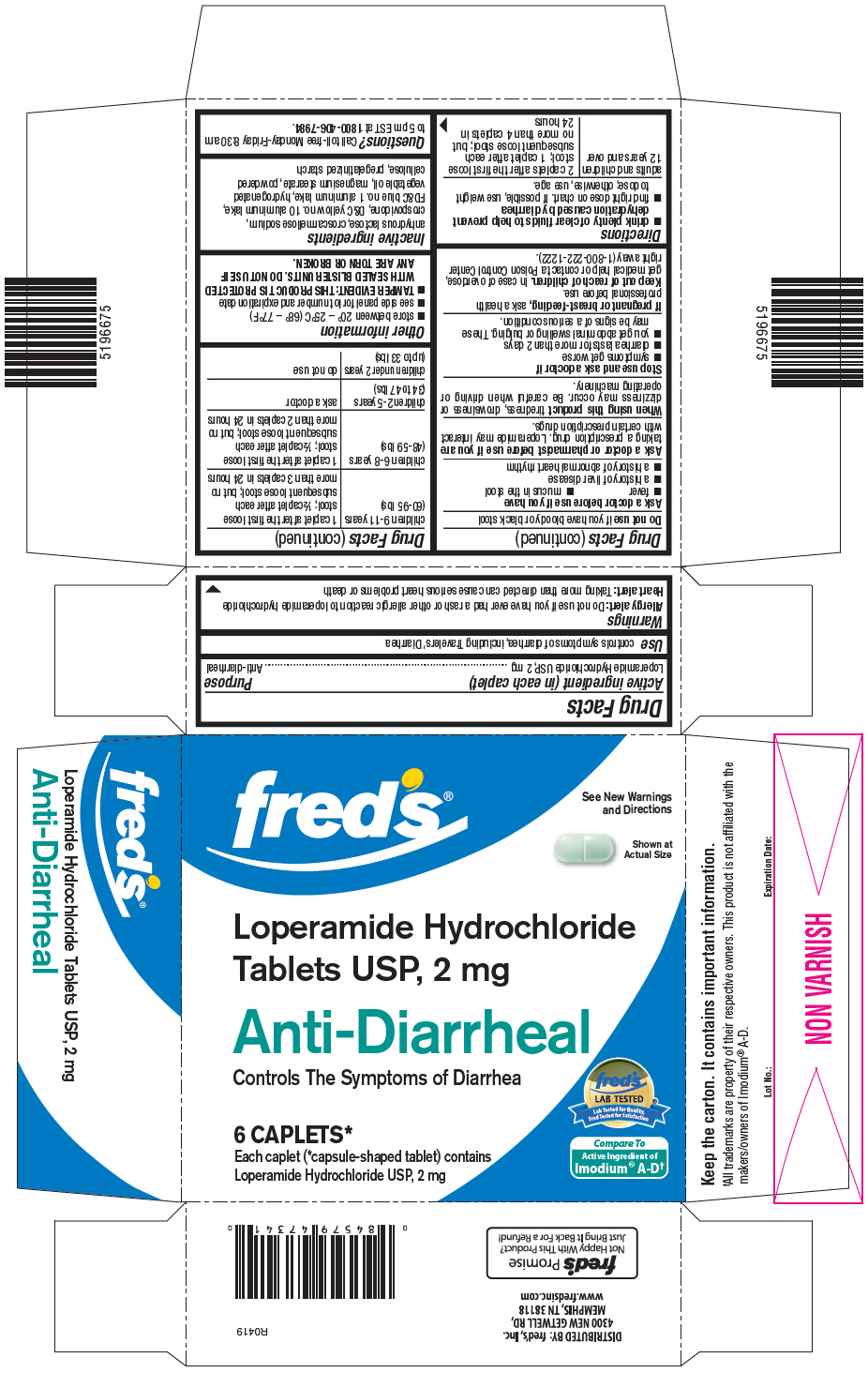 PRINCIPAL DISPLAY PANEL - 2 mg Caplet Blister Pack Carton