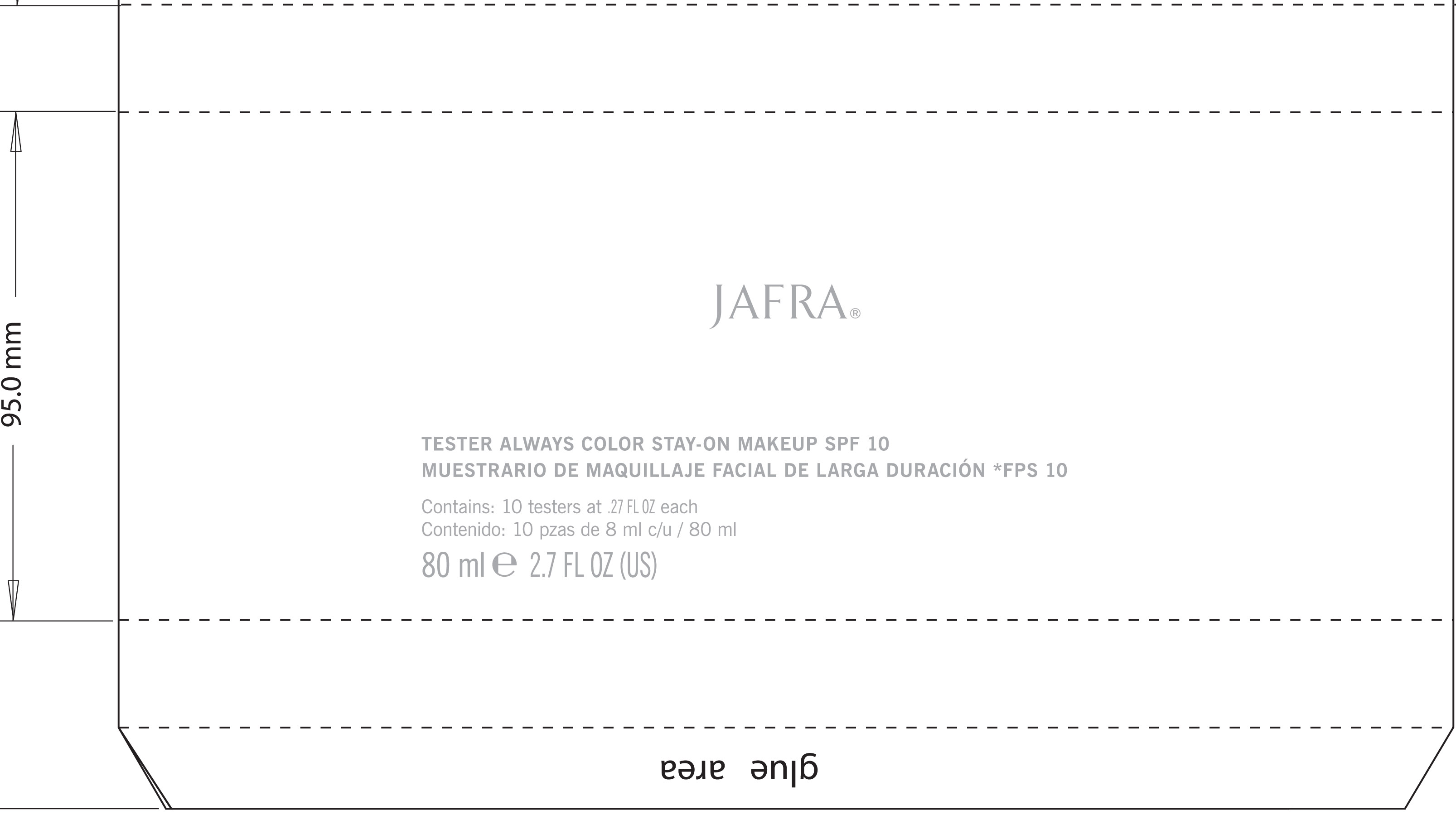 Jafra Always Color Stay-on Makeup Spf 10 | Titanium Dioxide, Octinoxate Liquid Breastfeeding