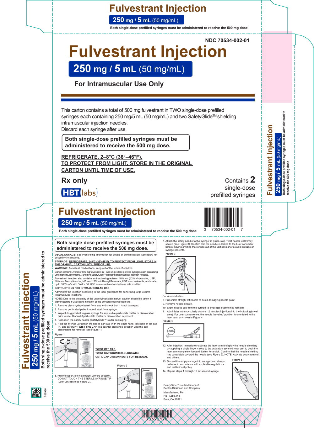 Package/Label Display Panel – 250 mg/5 mL (50 mg/mL) Carton Label

