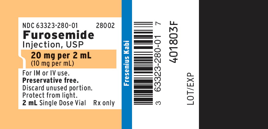 PACKAGE LABEL – PRINCIPAL DISPLAY – Furosemide 2 mL Single Dose Vial Label
