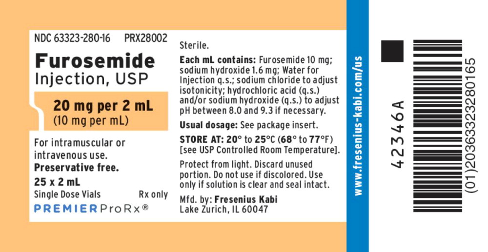 PACKAGE LABEL – PRINCIPAL DISPLAY – Furosemide 2 mL Single Dose Tray Label
