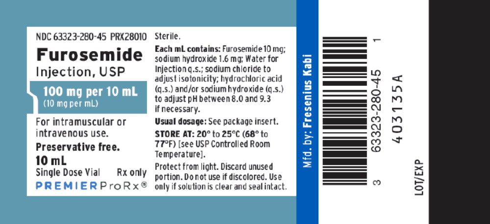PACKAGE LABEL – PRINCIPAL DISPLAY – Furosemide 10 mL Single Dose Vial Label
