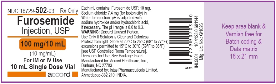 10 mL vial label