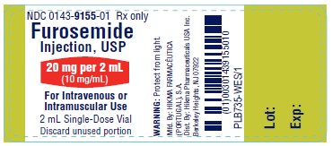 Furosemide 2 mL Vial