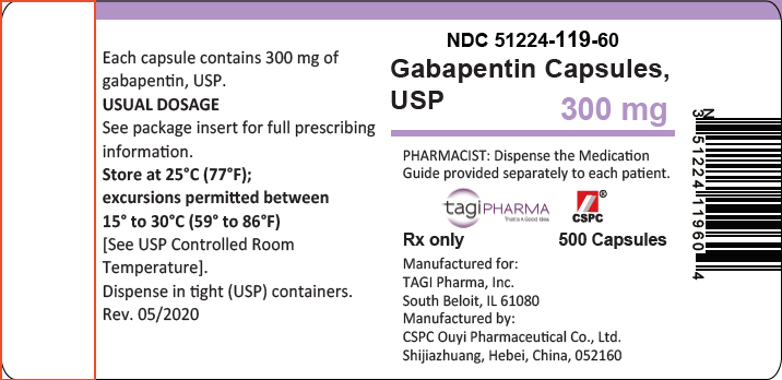 PRINCIPAL DISPLAY PANEL - 300 mg Capsule Bottle Label