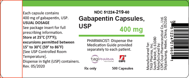 PRINCIPAL DISPLAY PANEL - 400 mg Capsule Bottle Label