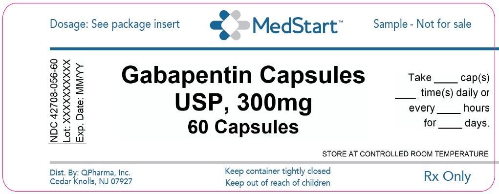 42708-056-60 Gabapentin Capsules USP 300mg x 60