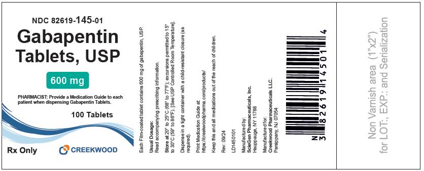 gabapentin-600mg 100s