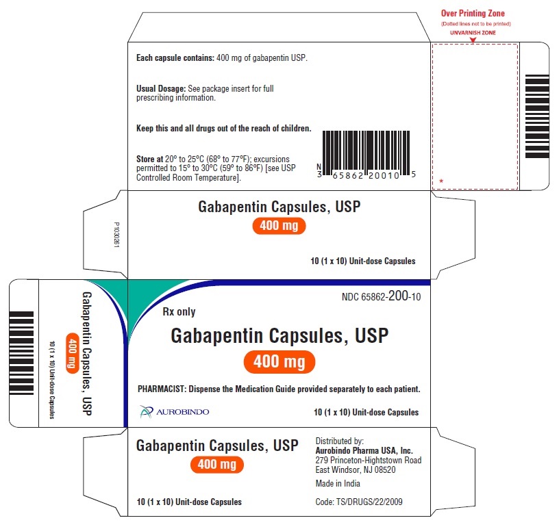 PACKAGE LABEL-PRINCIPAL DISPLAY PANEL - 400 mg Blister Carton 10 (1 x 10 Unit-dose)